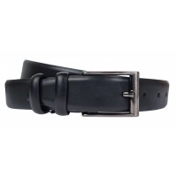 Curea batal barbati, eleganta pentru costum, din piele naturala, Negru, Latime 3.5cm, lungime pana la 170cm - CK84N